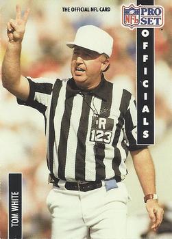 Tom White 1991 Pro set NFL Officials #368
